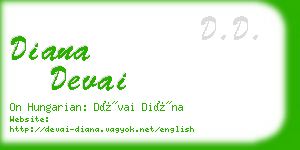 diana devai business card